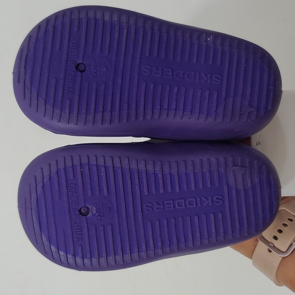 Skidders - Skidproof shoes purple hearts  24 months - Picture 7 of 8